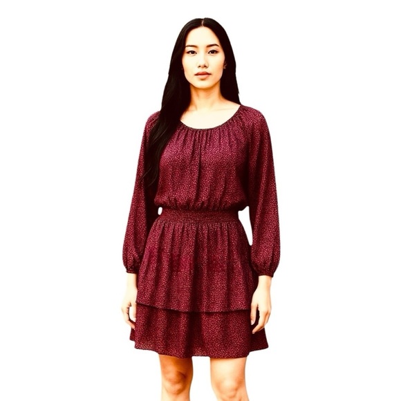 RACHEL Rachel Roy Women’s Animal Print Ruffle Hem Size XL Blk & Wild Pink Dress - Picture 1 of 4